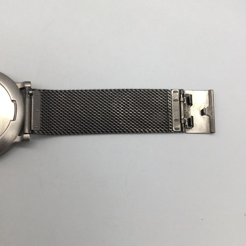 Skagen Hagen SKW6307 Mens Watch 40mm Gray Dial Titanium Mesh Date New Battery